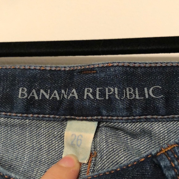 Banana Republic Dark Wash Straight Leg Jeans - Picture 3 of 4